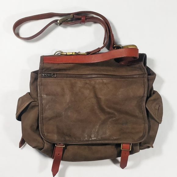Jas M.B. Other - Jas M.B. London Men's Brown Leather Suede Bag